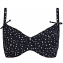 Annadiva Swim Dots of Summer Beugel Bikinitop Black
