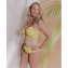 Annadiva Swim Lemonade Longline Bikinitop Citron