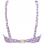 Annadiva Swim Leo Plunge Bikinitop Lilac