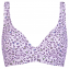 Annadiva Swim Leo Plunge Bikinitop Lilac