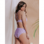 Annadiva Swim Leo Plunge Bikinitop Lilac