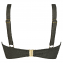 Annadiva Swim Snake Bralette Bikinitop Olive