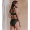 Annadiva Swim Snake Bralette Bikinitop Olive