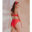 Annadiva Swim Solid Plunge Bikinitop Coral