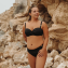 Annadiva Swim Confidence Korrigierende Bikini Hose mit Umschlag Black