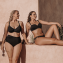 Annadiva Swim Confidence Figurformende Bikini Hose mit Seitlichen Bändern Black