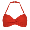 Beachlife Fiery Red Bandeau Bikini Oberteil