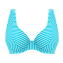 Freya Bademode Jewel Cove Bügel Bikinitop Stripe Turquoise