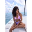 Freya Bademode Miami Sunset Bikini Hose mit Seitlichen Bändern Cassis
