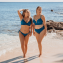 Annadiva Swim Ocean Blue Twist Bikini Oberteil Petrol