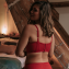Annadiva Dessous Première Longline BH Jester Red