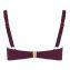 Annadiva Swim Smocky Bralette Bikini Oberteil Berry