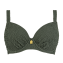 Annadiva Swim Smocky Vorgeformtes Balconette Bikini Oberteil Olive