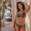 Annadiva Swim Sparkling Jungle Vorgeformtes Balconette Bikini Oberteil Seagreen
