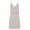 Beachlife Taupe Stripe Strandjurkje