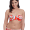 Freya Swim Wild Flower Voorgevormde Bandeau Bikinitop Flame