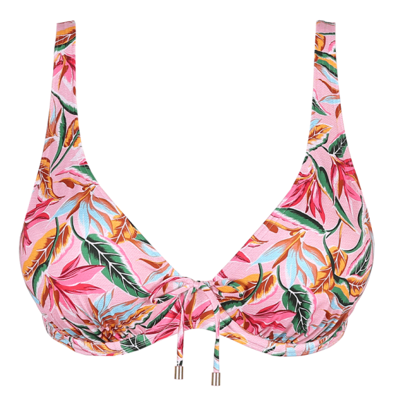 PrimaDonna Swim Sirocco Voorgevormde Halter Bikinitop Pink Paradise
