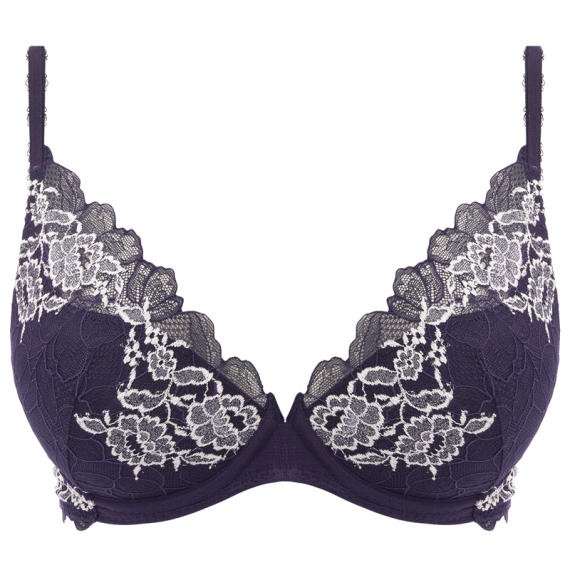 Wacoal Lace Perfection Push-up BH Evening Blue