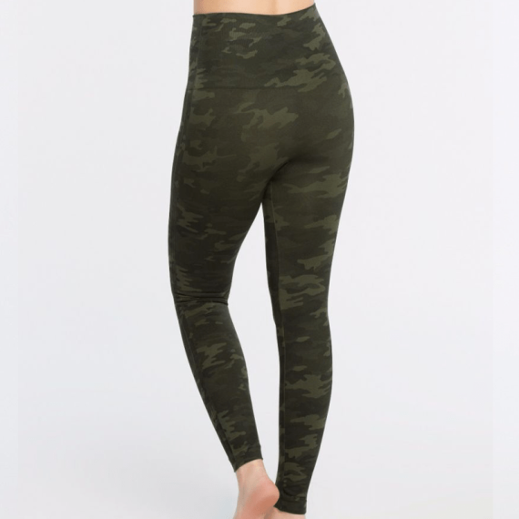 Spanx Look At Me Now Corrigerende Legging Green Camo