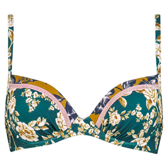 Ottomane Flower Vorgeformtes Bikini Oberteil