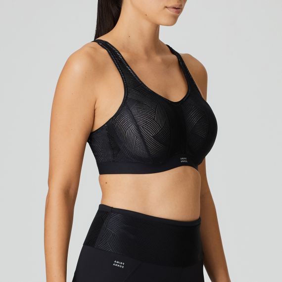 PrimaDonna Sport The Game Voorgevormde Sport BH Zwart
