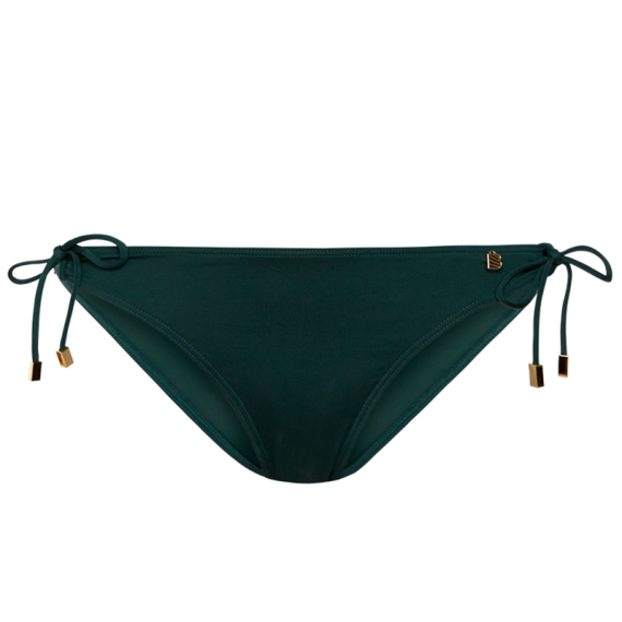 Rich Green Bikini Hose mit Seitlichen Bändern