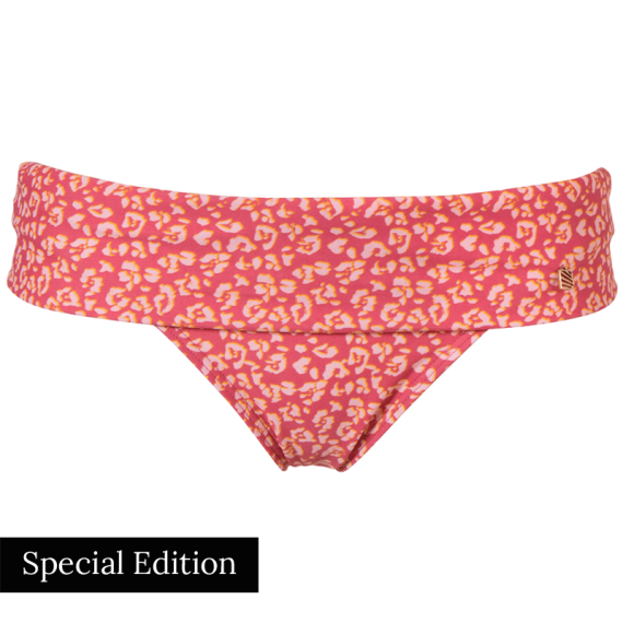 Spicy Leopard Bikinihose mit Umschlag