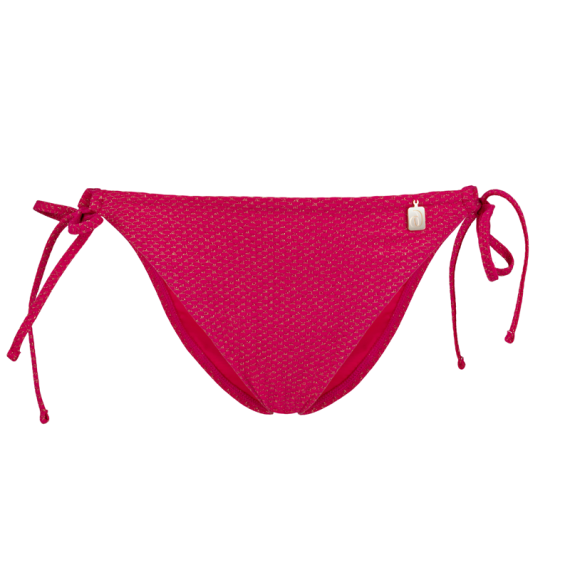 Annadiva Swim Sunset Bikini Hose mit Seitlichen Bändern Cerise - Annadiva