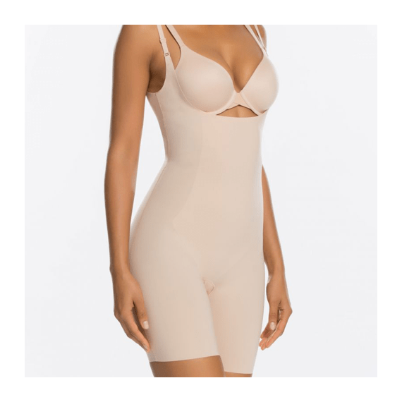 Spanx Thinstincts Targeted Open-Bust Shapesuit Softnude