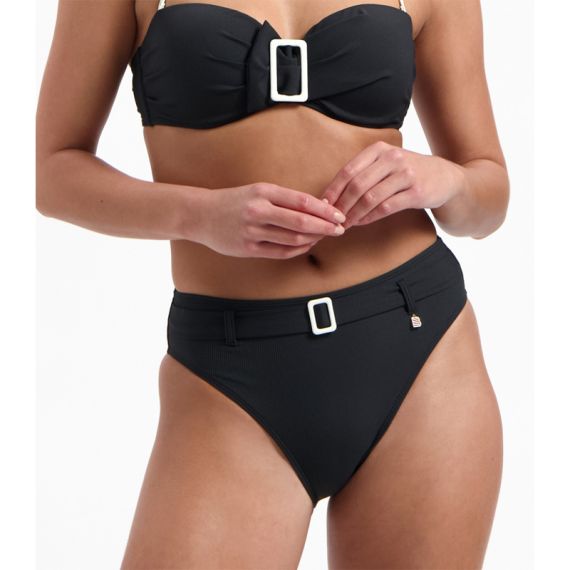 Black high waisted bikini shorts shop