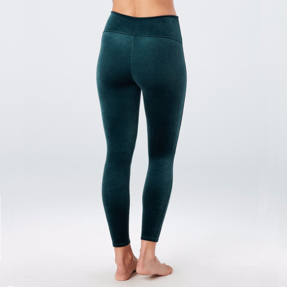 Spanx Velvet Figurformende Legging Malachite Annadiva
