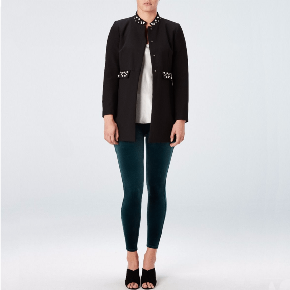 Spanx velvet leggings malachite sales
