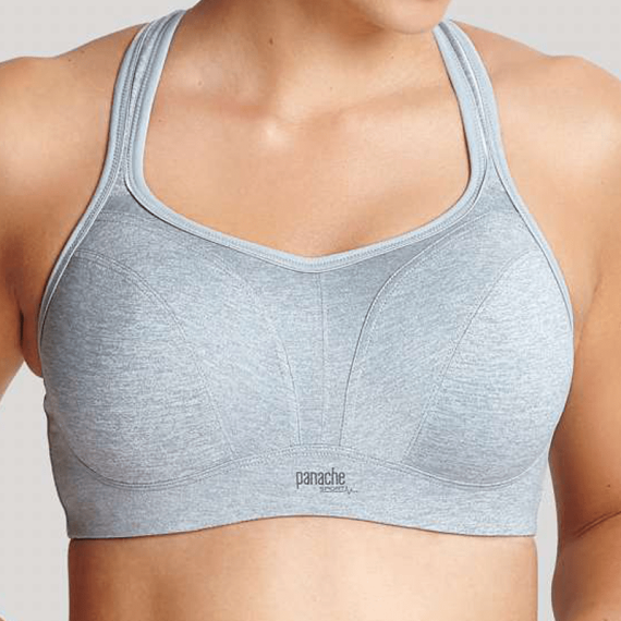 Panache Sport Vorgeformter Sport-BH Grey Marl 