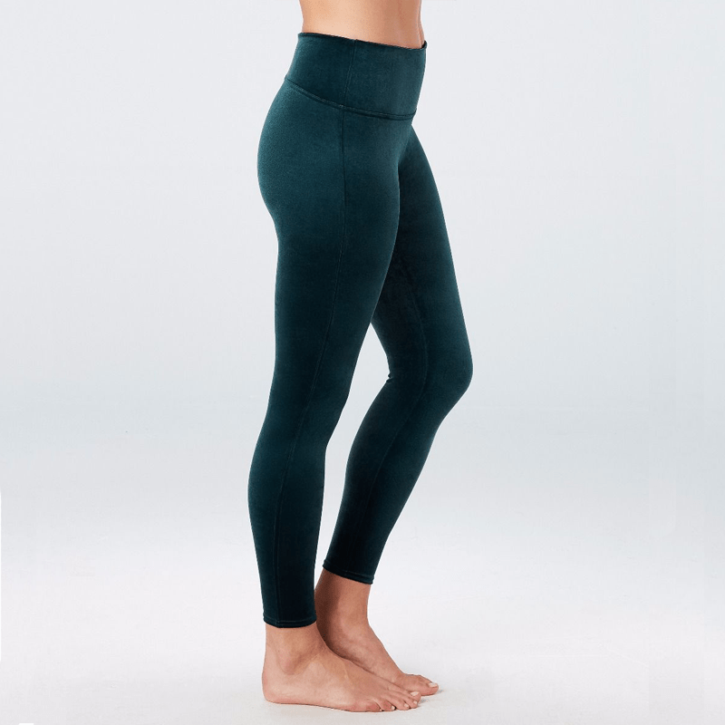 Spanx Velvet Figurformende Legging Malachite Annadiva