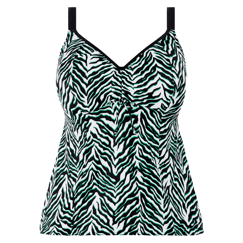 Elomi Swim Zulu Rhythm Tankinitop Black Annadiva